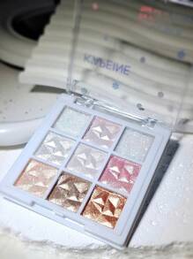 K'APEINE Capelle Snow Flake 9 色高光眼影盘 - 雪花九色眼影盤 - 查看 5