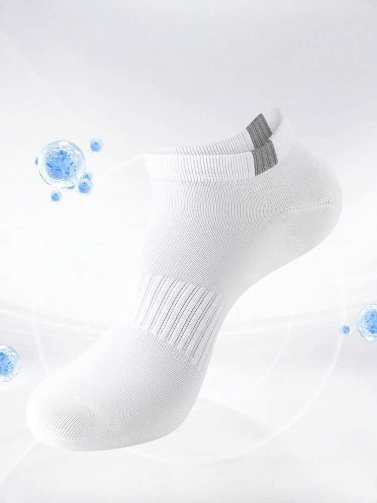 5 أزواج جوارب رياضية كاجوال للرجال، خصر مطاطي مرن...