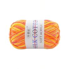 1pc 50g Yarn Skein, Suitable For DIY Scarves, Blankets, Dolls And Other Handcraft Knitting Projects, 80%  20% Acrylic Blend - Multicolor - View 20