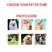 1pc Custom Pet Photo Name Animal Dog Cat Poster Wall Art Canvas Painting Living Room Decoration Poster Canvas Frameless