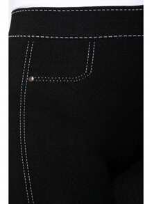 Lupo Children's Leggings, 150 Yarn Polyamide, Thick Fabric - màu đen - Xem 7