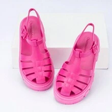 Charming Chic Girl's Tractor-Shaped Sandal - Màu Hồng Tươi - Xem 3