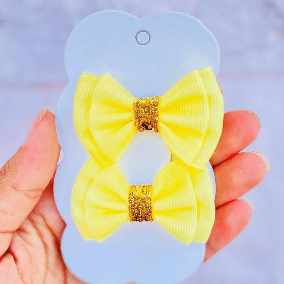 Double Bow / Double Bow / Yellow Double - Amarillo - Añade 3