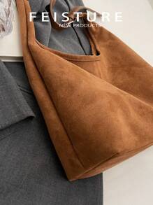 1 pieza Bolso grande para mujer para debajo del brazo, bolsa cruzada (con bolsa pequeña), adecuado para chicas, damas, estudiantes universitarias, jóvenes profesionales y trabajadores de oficina, excelente para el trabajo, los negocios, el transporte y la escuela, bolso de moda, bolso de mujer popular en otoño e invierno, nueva llegada de bolso tipo hobo