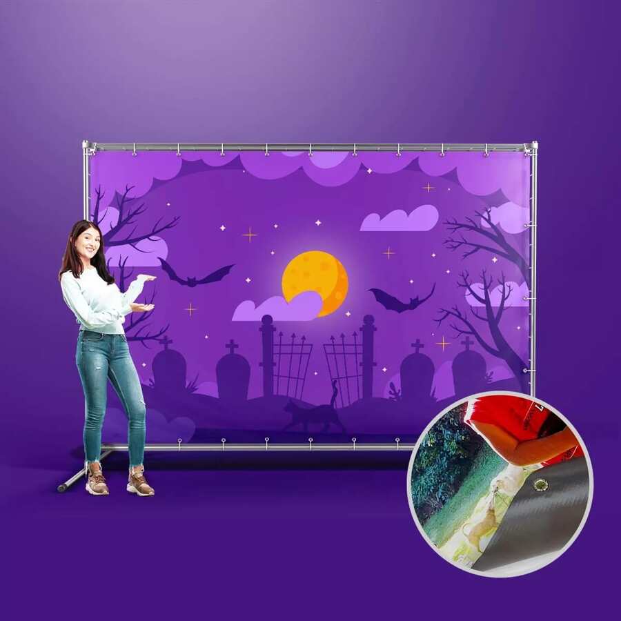 Halloween Party Panel 2.0 X 2.0 - 型號2 - 查看 1