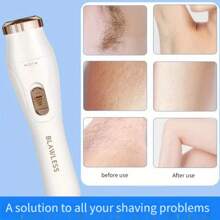 Kit eléctrico de eliminación de vello 3 en 1 para mujeres - Recargable por USB, Afeitadora facial, Cortapelos de nariz, Depiladora corporal completa, Regalo para mujeres, Eliminación de vello facial, Cortapelos, Cortapelos, Accesorios de barbería, Corte de cabello, Bolsa, Organizador, Almacenamiento, Accesorios para el cabello