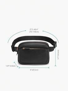 PINCNEL Mini Lightweight Women's Chest Bag, Outdoor Sports Waterproof Waist Bag Ip Running Fanny Pack For Women And Men,Canvas Waist Bag With Adjustable Strap For Outdoors Workout Running,Hiking,Traveling,Biking,Rave And Festival, Best Mother's Day Gift Ideas, Mother Day Gifts, Mom Gifts, Mommy's Essentials, Mommy Bag For Going Out - Black - View 8