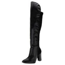 Women Over-The-Knee Boots - 黑色 - 查看 1