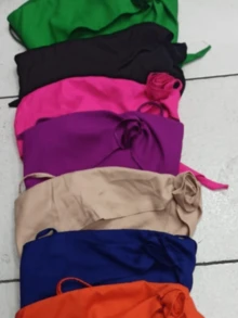 TAILORED CROPPED HIGH SUMMER ONE SIZE FITS UP TO 40 - Màu xanh lam - Xem 2