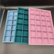 1pc 35*24cm Jewelry Tray, Earring Necklace Bracelet Display Stand, Ring Organizer Box