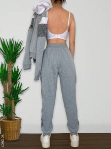Conjunto homewear deportivo de dos piezas - Gris - Ver 7