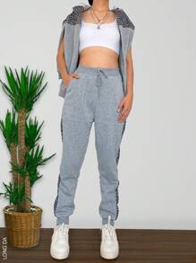 Conjunto homewear deportivo de dos piezas - Gris - Ver 6