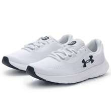 Under Armour Zapatillas deportivas para entrenamiento al aire libre para hombres, zapatillas de running de malla transpirable y de peso ligero de corte bajo - Blanco - Ver 1