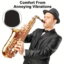 40 miếng đệm ngậm kèn saxophone, miếng đệm ngậm kèn clarinet, miếng dán ngậm kèn clarinet alto tenor, miếng dán ngậm kèn hình bầu dục chắc chắn, miếng đệm ngậm cho nhạc sĩ mới bắt đầu - Nhiều màu - Xem 7