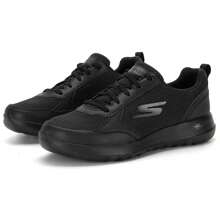 Skechers 男士低帮系带运动鞋，舒适网面透气软底休闲鞋 216166-BBK - 全黑色 - 查看 2