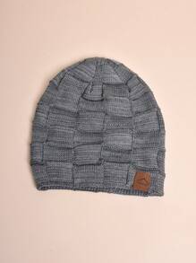 1 件女士保暖针织帽，带保暖内衬，适合秋冬季日常穿着