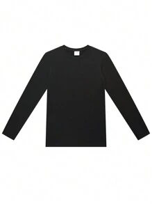 4件儿童黑白蓝灰圆领保暖内衣上衣四件套秋冬新款户外运动款 - 彩色 - 查看 6