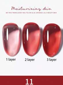 MIANEL 12ML/PCS 30- Colors Ice Clear Nude Jelly Gel Nail Polish Top Selling Pink Nails Blue Nails White Nails Red Nails Black Nails Gel Polish Suitable For 4 Seasons For Nails And Toe Nails UV Light Nails Nail Art Salon Use Fall Nails Christmas Nails Perfect For Nail Art Salons Use And DIY Use ,Nail Supplies Gifts For Girls Soak Off Semi Permanent Varnish Manicure - Multicolor - View 31