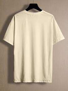 T-Shirt Cute Panda Shirt Cute Bear Bad Mood REF 4226 FLUXO FX - 卡其色 - 查看 2