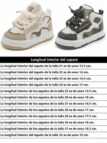 zapatos deportivos de los niños 2025 primavera y otoño de los niños casuales zapatos de tabla de las niñas de gama alta zapatos de pan dopamina bebé papá zapatos - Negro - Ver 7