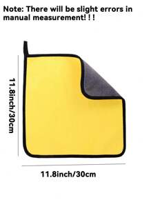 5 Packs Thickened Car Wash Microfiber Towel Car Cleaning And Drying Cloth Car Care Cloth Details Car Wash Towel 30 Cm * 30 Cm Household Rag Multi-Functional Car Wash Towel Does Not Shed Lint And Leaves No Marks Special Cleaning Towel Car Absorbent Cloth Car Wash Cleaning Supplies Home Cleaning Fast Dry Absorbent Sponge Set - Kitchen, Bathroom, Home, Household Supplier,Garden Tools