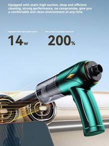 带灯吸尘器车载无线吹吸两用家用小型迷你汽车大功率吸力吸尘器 - 彩色 - 查看 7