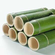 EurHomePlus Bambus Garderobenständer Kleiderständer Kleiderstange Standgarderobe mit Haken