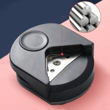 1pc Round Corner Punch, R4 (4mm) Corner Cutter Hole Punch Tool For Laminating Cards, Cardstock, Scrapbooks, Photo Cards, Paper Crafts - Suitable For Office, School - Multicolor - View 7