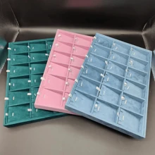 1pc 35*24cm Jewelry Tray, Earring Necklace Bracelet Display Stand, Ring Organizer Box