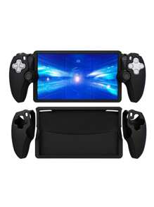 1 Set PlayStation Portal Remote Play Console Protective Case + 2 Controller Covers, Anti-Drop, Anti-Dust, Anti-Scratch, Anti-Slip, Anti-Sweat, With Textured Front And Back Design For Enhanced Grip - 彩色 - 查看 8