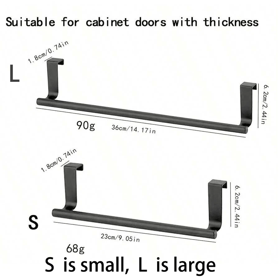 Stainless Steel Bathroom Towel Rack PunchFree Hanging Rod For