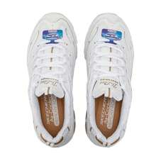 Skechers D'LITES Series Panda Design Women's Fashion Comfortable Breathable Casual Sports Shoes, Size 37 And Above Recommend Ordering Half Size Smaller - Gold/Cream White - View 3