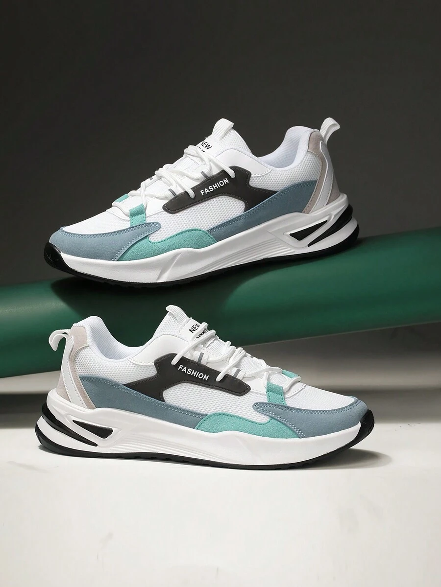 A Men's Athleisure Shoe! Running Shoes! Sneakers - White - View 1