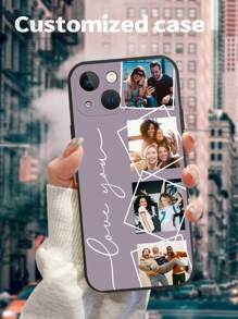 1pc Customized 4-Pattern Dopamine Design Full Coverage Silicone Lens Protection Phone Case, Compatible With IPhone 17 Air 16 15 14 13 12 11 Pro Max, Galaxy S25 24 23 Ultra FE A55 54 35,Season Picks,2025phonecase,International Version, Not The Domestic Version - Multicolor - View 4