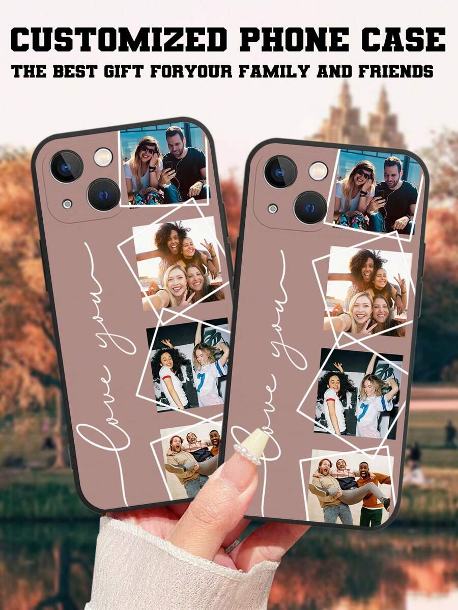 1pc Customized 4-Pattern Dopamine Design Full Coverage Silicone Lens Protection Phone Case, Compatible With IPhone 17 Air 16 15 14 13 12 11 Pro Max, Galaxy S25 24 23 Ultra FE A55 54 35,Season Picks,2025phonecase,International Version, Not The Domestic Version - Multicolor - View 1