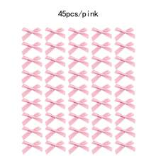 Set de 30/15 pinzas para el cabello con moño de cinta rosa, accesorios para el cabello de moda con pasadores de seda elegante para princesa, decoraciones para el cabello de estilo Y2K hada rosa para uso diario con pinzas