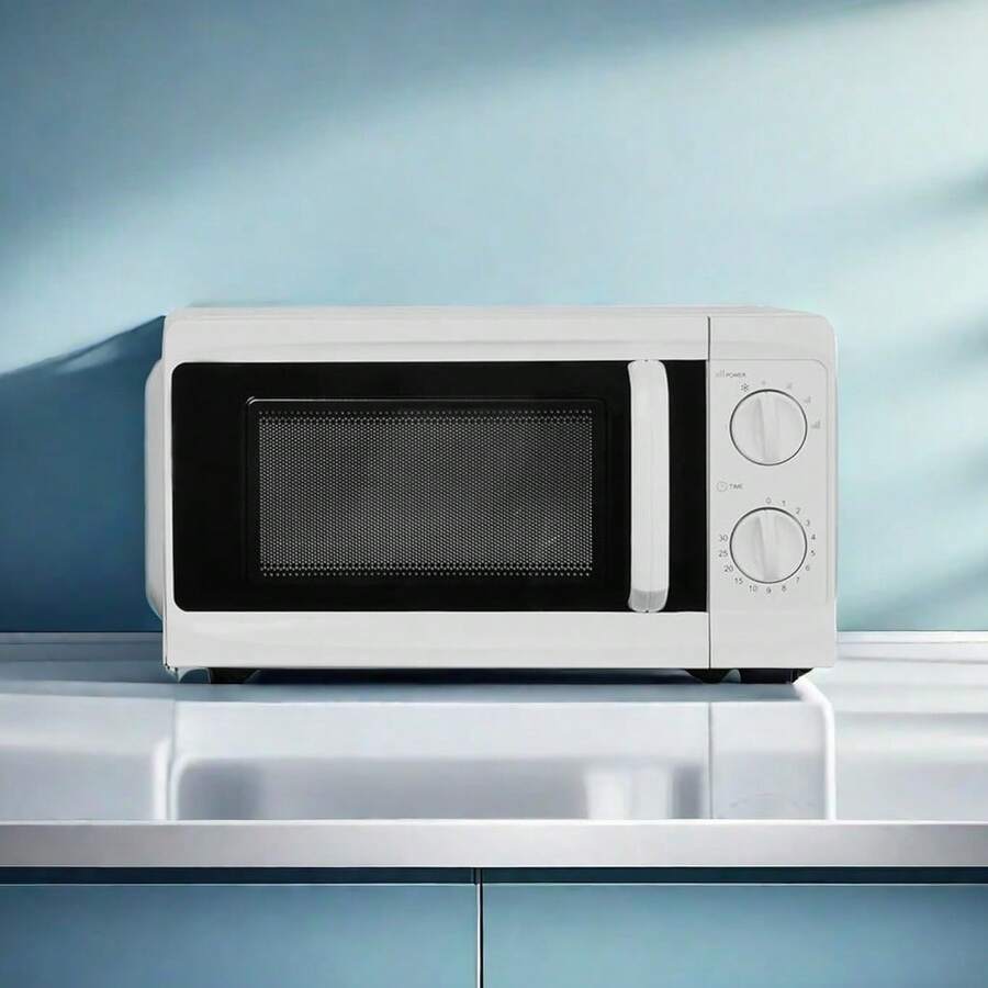 SMAD Smad Microwave Ovens 700W 17L, Small White Microwave With 6 Power