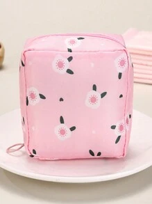 1 pièce Sac de rangement de voyage à la mode multifonctionnel - parfait pour les articles de toilette, les serviettes hygiéniques, les cosmétiques - pratique et multifonctionnel