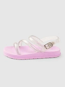 Glitter Sandal For Girls - 紫色 - 查看 3