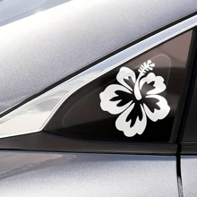 1pc Hawaiian Hibiscus Flower Decal/Sticker - Suitable For Cars, Trucks, Laptops, Water Bottles, Windows, Walls - Bumpers And Any Other Surfaces You Can Think Of - Hawaiian Hibiscus - View 9
