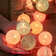 LED仙女灯串，装饰仙女灯，适用于室内/室外、卧室、婚礼、派对装饰、婴儿派对、家居装饰和礼品