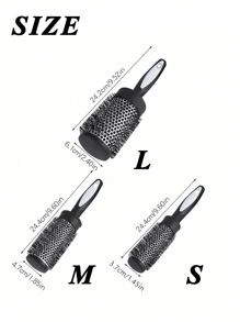 1 chiếc lược cuộn tóc uốn ống tròn bằng sợi nylon tạo kiểu tóc có ống nhôm nhiệt, tăng độ phồng cho tóc và tạo lọn tóc, dụng cụ tạo kiểu tóc lược chải tóc, lược chải tóc, lược, dụng cụ làm tóc, sản phẩm và phụ kiện tóc cho tiệm cắt tóc làm đẹp trở lại trường học, vật dụng thiết yếu khi đi du lịch ngày lễ, dành cho phụ nữ, lược chải tóc, lược gỡ rối, thợ cắt tóc, dụng cụ làm tóc, kiểu tóc, làm tóc, lược chải tóc, bộ lược chải tóc, lược chải tóc, lược uốn tóc, lược gỡ rối, lược chải tóc cho phụ nữ, phụ kiện thợ cắt tóc, tiệm cắt tóc, dụng cụ làm tóc - Nhiều màu - Xem 3