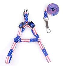 1pc 110cm Long Polyester Printed Material Dog/Cat Leash, Suitable For Various Small Dogs & Cats, Pet Supplies Accessory