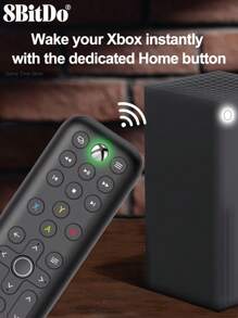 8BitDo 媒体遥控器兼容  One 兼容  Series X/S 由微软游戏手柄控制器游戏机配件授权，黑色短版 - Black Short Edition - 查看 4
