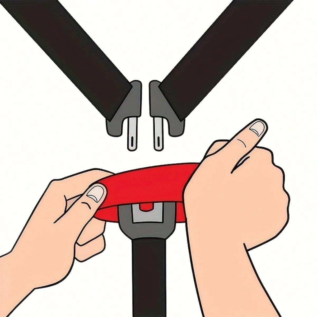 Car Seat Buckle Release Tool Suitable For Arthritis, Long Nails