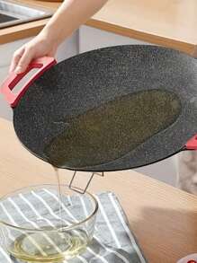 1 Piece Smokeless Non-Stick Pan Multifunctional Household Barbecue Grilling Electric Grilling Pan Barbecue Grilling Pan Household Electric Frying Pan - US A Type Plug(110-127V) - View 6