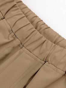 3pcs Tween Boys Youth Casual Sports Elastic Cuff Pants, Versatile For Spring/Summer/Autumn/Winter Outdoor Activities