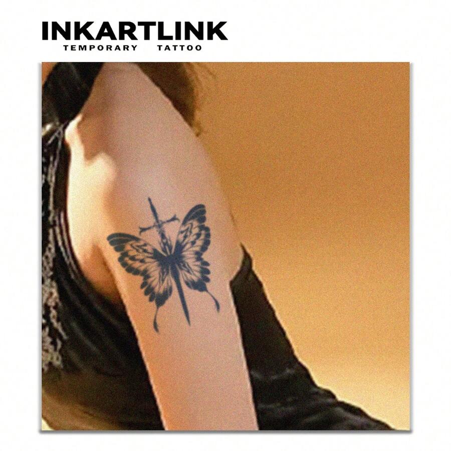 INKARTLINK INKARTLINK Tatouage révolutionnaire Tatouage semipermanent, épée sacrée et