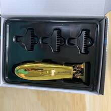Professional Hair Trimmer Electric Precision 0.1mm Hair Clipper Shaving Machine Contouring Finish Barber Tool - Gold - View 7