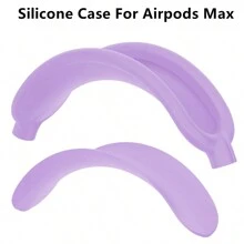 Apple Slime Silicone Protective Case Compatible With Airpods Max - Soft Silicone Cover, Waterproof, Dustproof, Fingerprint-Proof, Scratch-Resistant 360° Full Protection, Silicone Ear Cup Cover, Silicone Headband Cover, Silicone Headband Pad, Silicone Carrying Case, Flexible Silicone Material For Comfort, Durability And Easy Cleaning, Multiple Colors Available, Great Gift